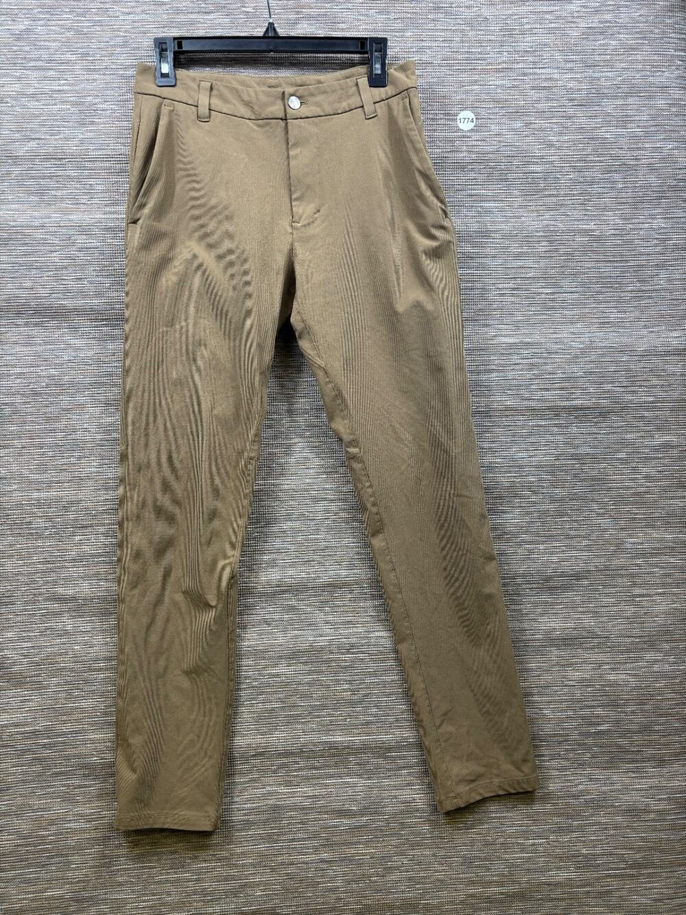 Lululemon Men’s Commission Classic Chino Pants LM5985S Beige Size 28